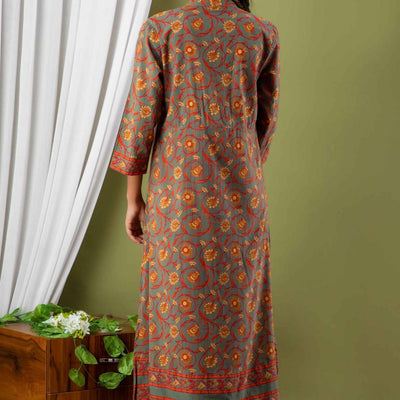 Women Colorful Cotton Flared Kurti