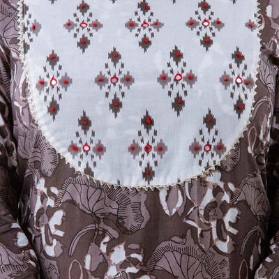 Earnest Grey Kurta with Plazzo
