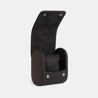 Brown Leather Single Watch Pod