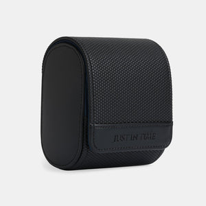 Black Leather Single Watch Pod