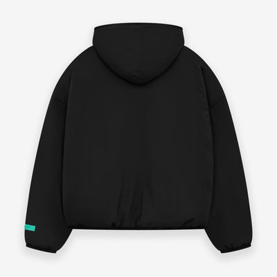 Nylon Filled Halfzip Hoodie