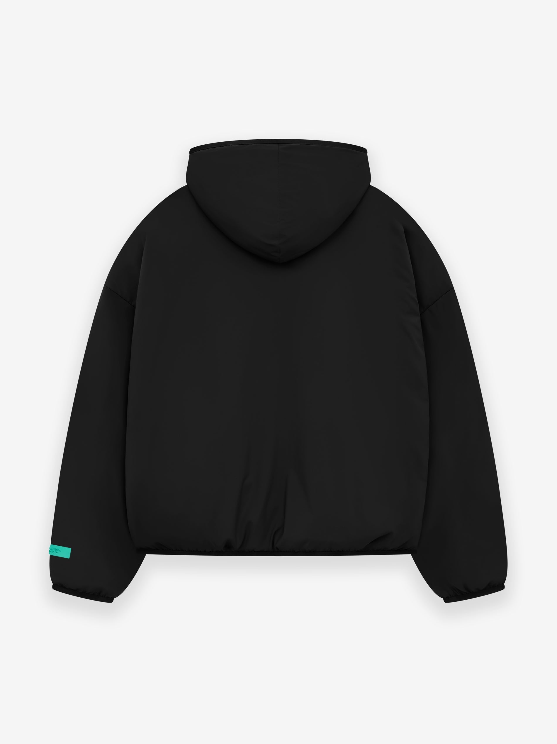 Nylon Filled Halfzip Hoodie