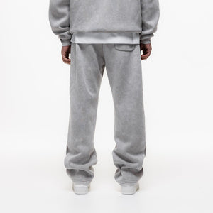 MAGIRI Embroidered Acid Washed Oatmeal Sweatpants