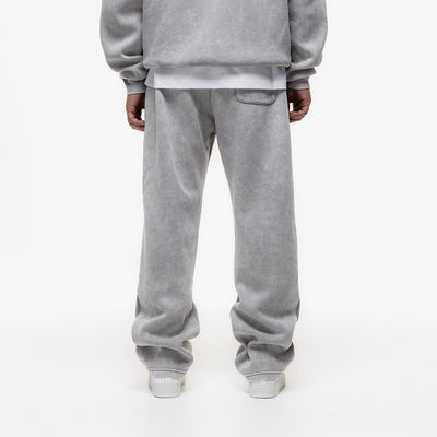 MAGIRI Embroidered Acid Washed Oatmeal Sweatpants