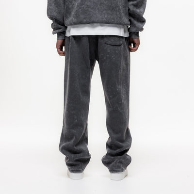 MAGIRI Embroidered Acid Washed Grey Sweatpants