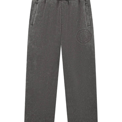 MAGIRI Embroidered Acid Washed Grey Sweatpants