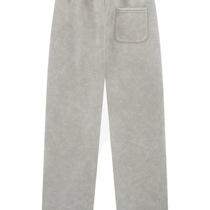 MAGIRI Embroidered Acid Washed Oatmeal Sweatpants