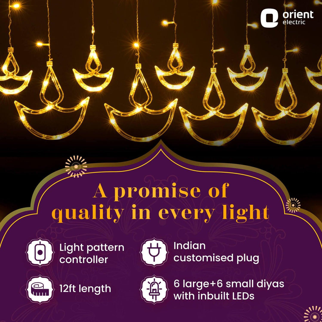 Joylite Diya LED Curtain Light for Home