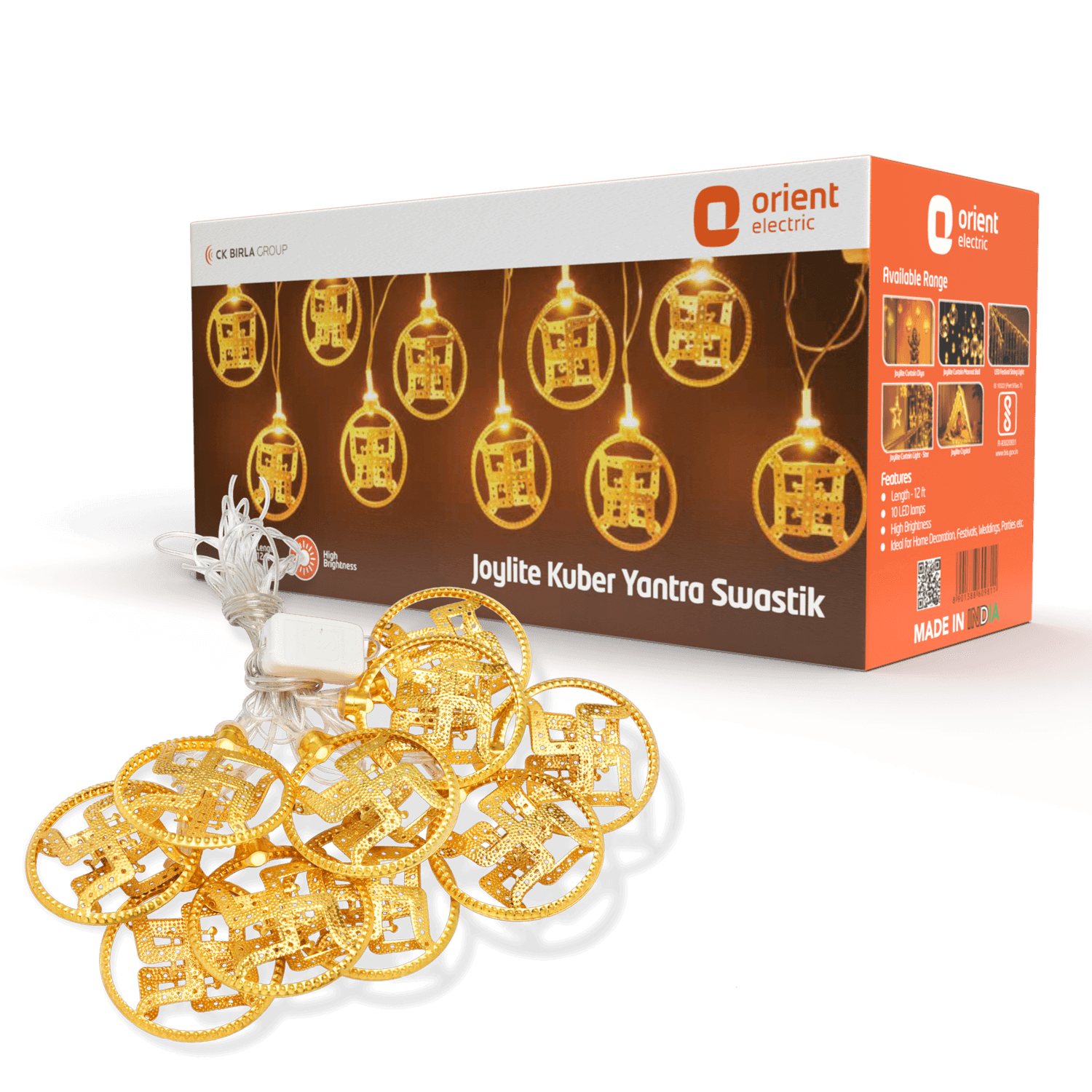 Joylite Kuber Yantra Swastik Curtain Light