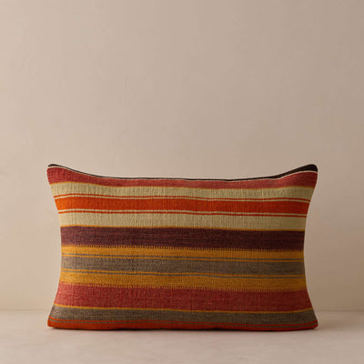 Vintage Lumbar Pillow No. 356, 16" x 24"