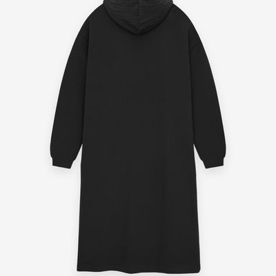Womens Nylon Fleece Hooded Dress