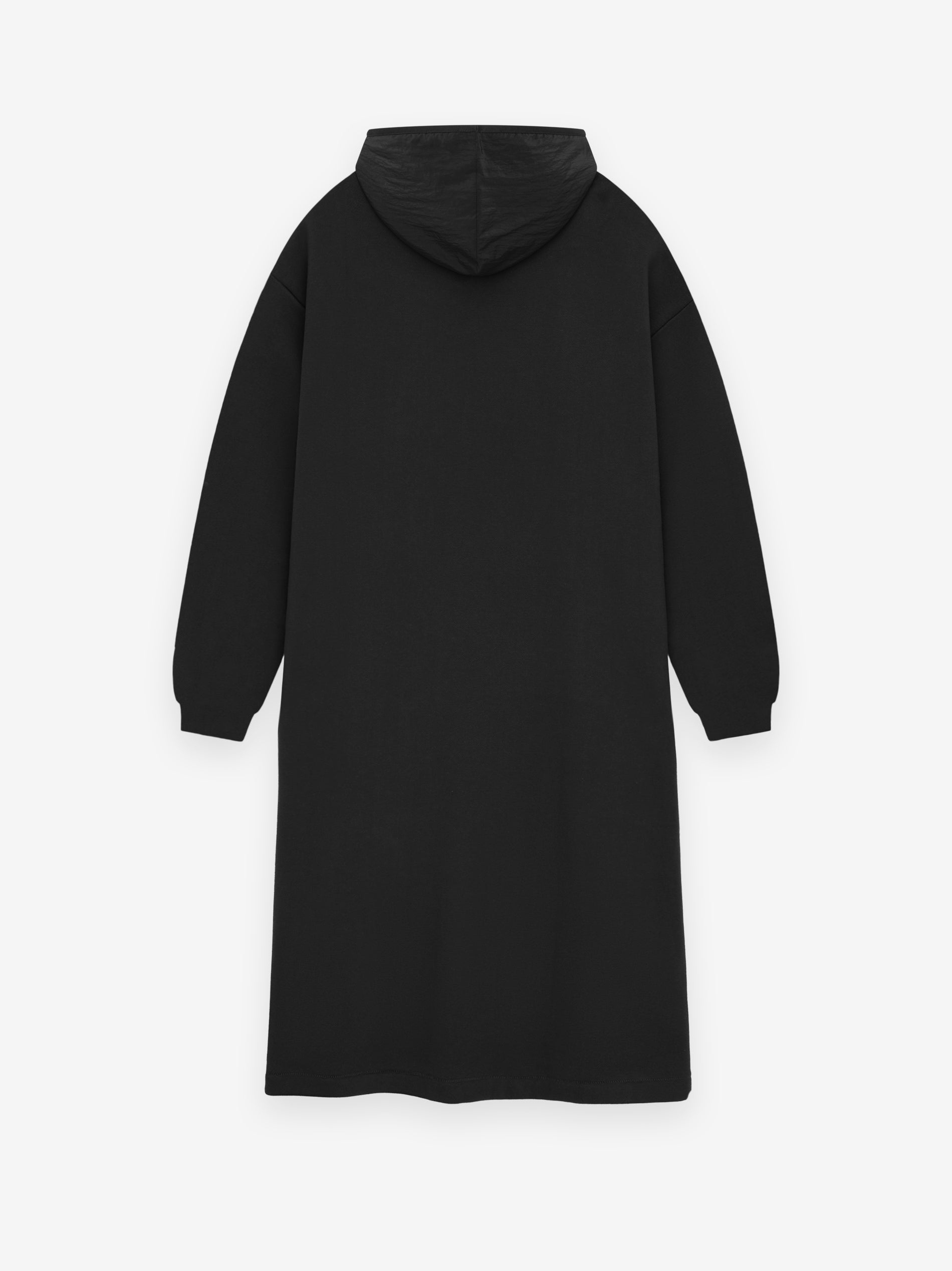Womens Nylon Fleece Hooded Dress