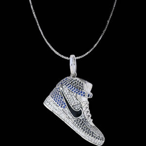 AIR JORDAN 1 3D S925 ICED OUT PENDANT