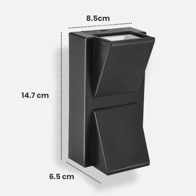 K Type 2 Way Deco LED Wall Light