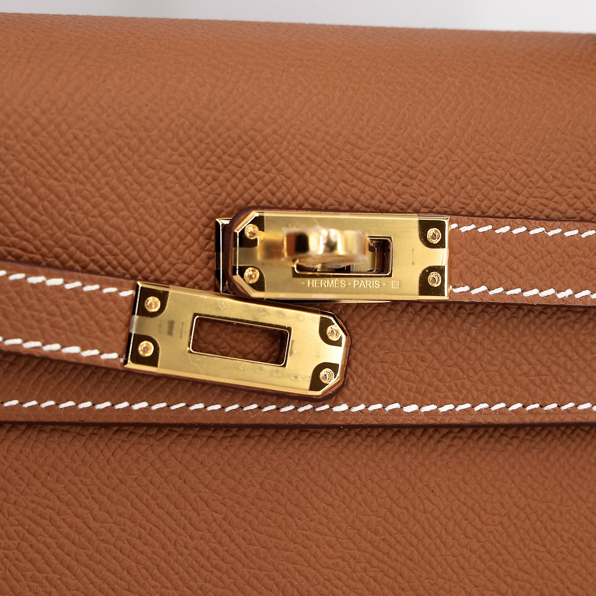 HERMÈS Kelly 25 Sellier Gold (37) Epsom Gold hardware