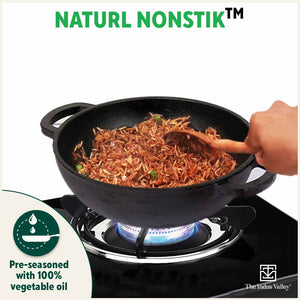 CASTrong Cast Iron Cookware Set: Free ₹400 Tadka Pan+ Tawa+ Kadai, Kitchen Set for Home, Pre-seasoned, 100% Pure, Toxin-free, Induction