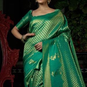 Castleton Green Kanjivaram Saree