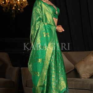 Castleton Green Kanjivaram Saree