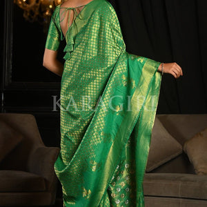 Castleton Green Kanjivaram Saree