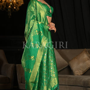 Castleton Green Kanjivaram Saree