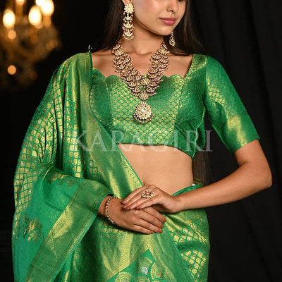 Castleton Green Kanjivaram Saree