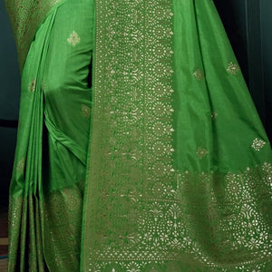 Green Kanjivaram Saree