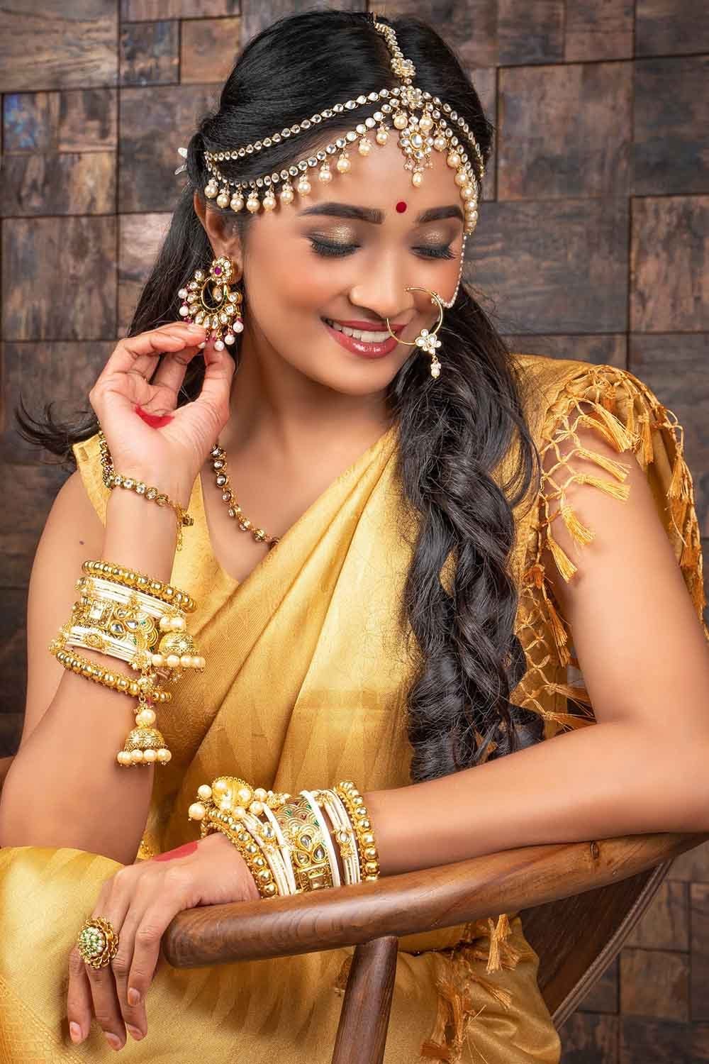 Royal Yellow Zari Work Kanjivaram Saree