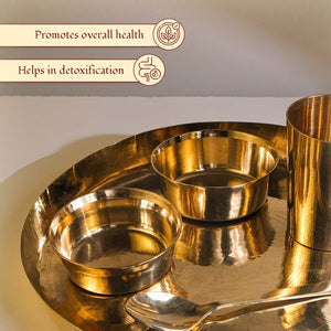 Kansa Dinner Thaali Set (11