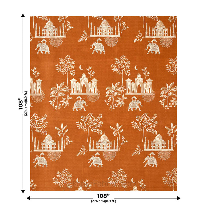 Royal Heritage Dark and Light King Size Bedsheet Combo of 2
