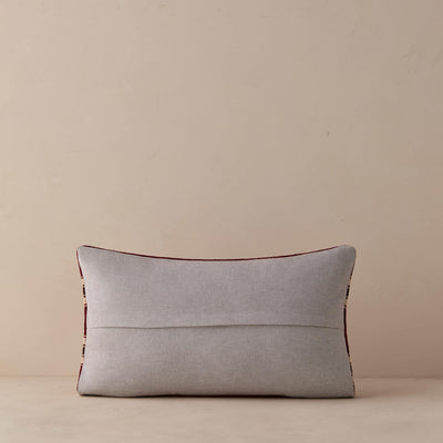 Vintage Lumbar Pillow No. 351, 12" x 20"