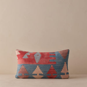 Vintage Lumbar Pillow No. 346, 12" x 20"