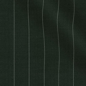 Kingsman Double Breasted Green Stripe Wool Suit