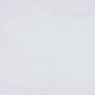 White Handloom Chanderi Cotton Saree With Coin Motifs-White