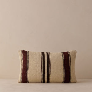 Vintage Lumbar Pillow No. 336, 12" x 20"