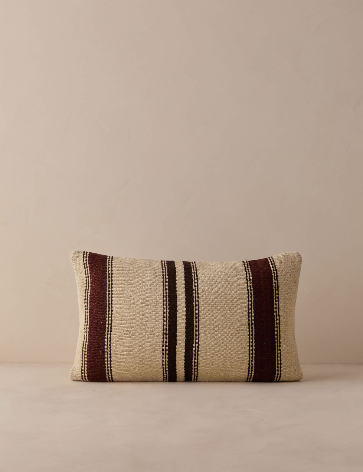 Vintage Lumbar Pillow No. 336, 12" x 20"