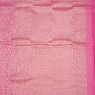 Baby Pink Zariwork Pure Silk Saree