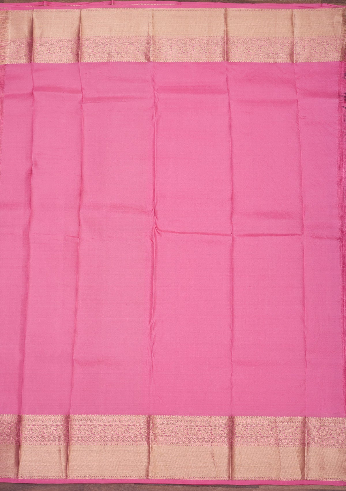 Baby Pink Zariwork Pure Silk Saree
