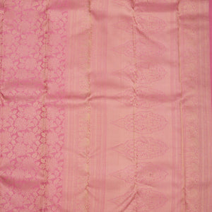 Baby Pink Zariwork Pure Silk Saree