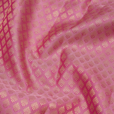 Baby Pink Zariwork Pure Silk Saree