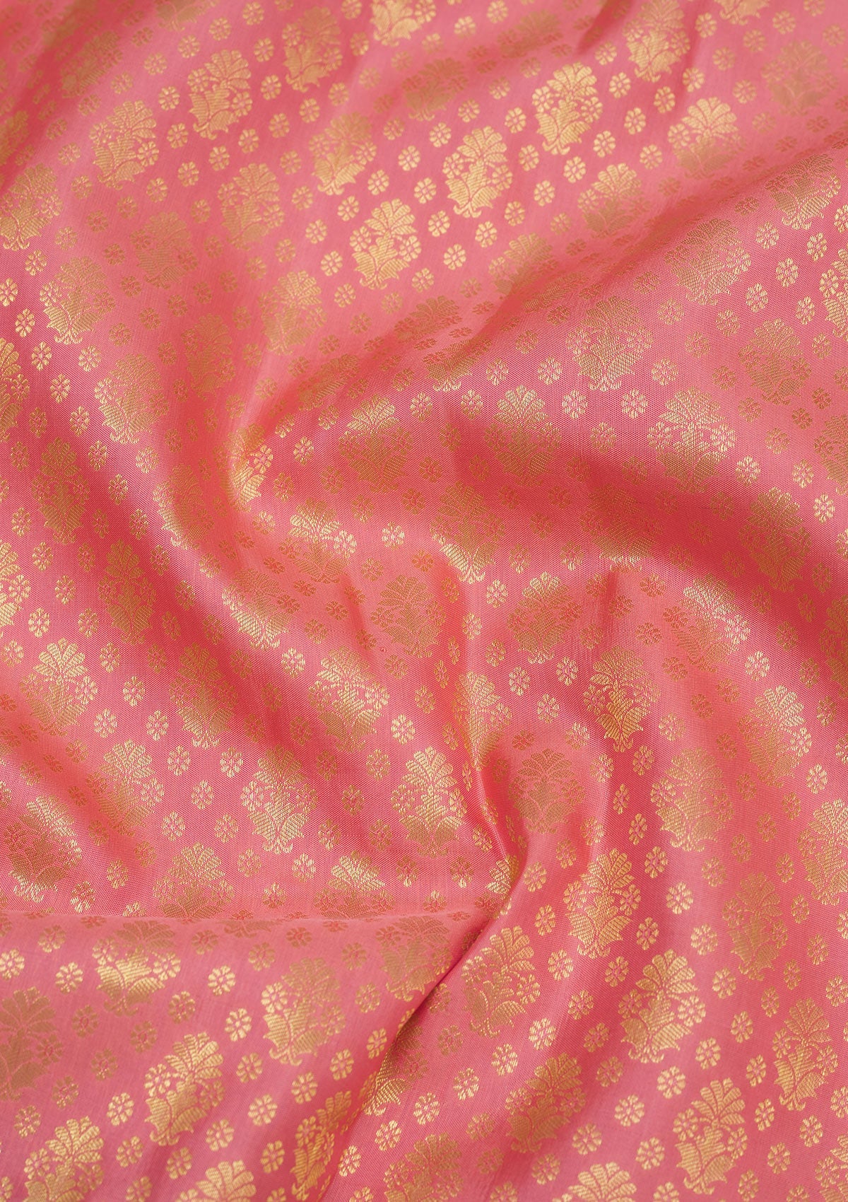 Baby Pink Zariwork Pure Silk Saree