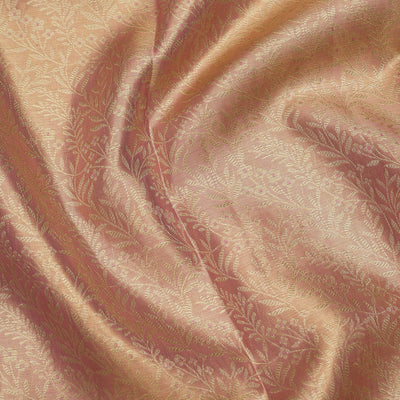 Baby Pink Zariwork Pure Silk Saree