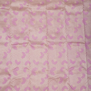 Baby Pink Zariwork Pure Silk Saree