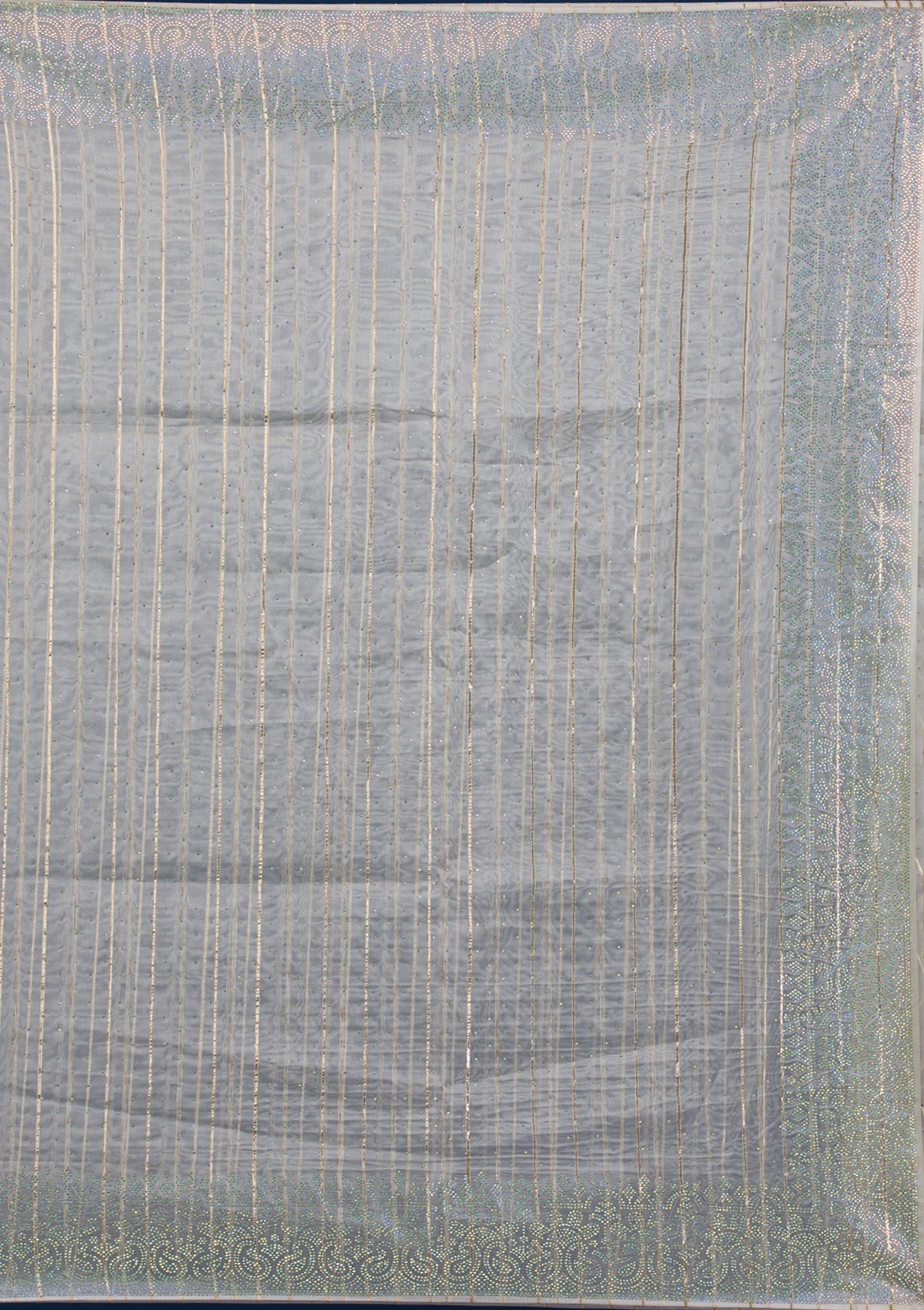 Beige Stonework Tissue Saree