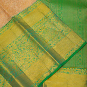 Beige Zariwork Pure Silk Saree