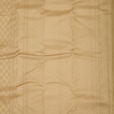 Beige Zariwork Pure Silk Saree