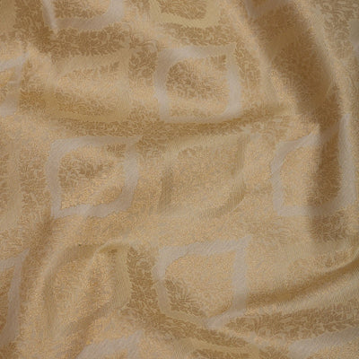 Beige Zariwork Pure Silk Saree
