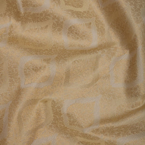 Beige Zariwork Pure Silk Saree
