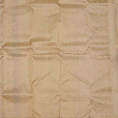 Beige Zariwork Pure Silk Saree