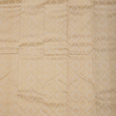 Beige Zariwork Pure Silk Saree
