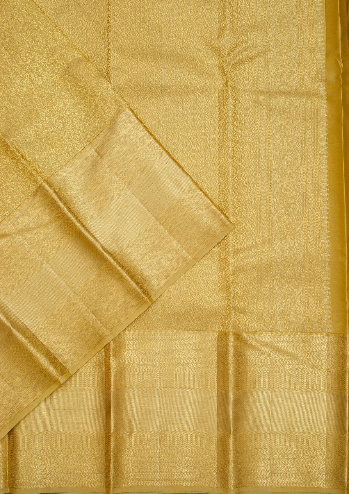 Beige Zariwork Pure Silk Saree